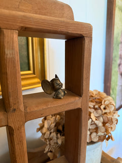Mini Brass Smiling Mouse