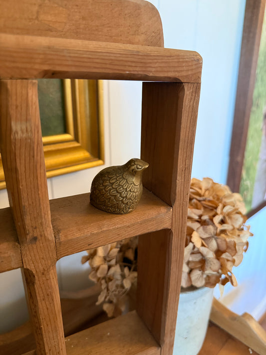 Mini Brass Quail