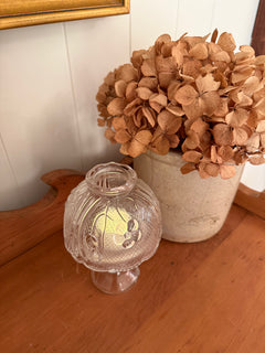 Clear Pedestal Fairy Lamp