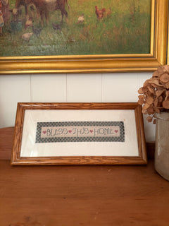 Bless this Home Cross Stitch