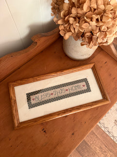 Bless this Home Cross Stitch
