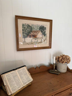 Watercolor Cottage Painting