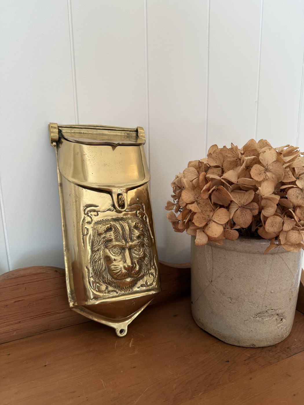 Brass Lion Mailbox