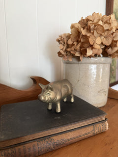 Small Brass Pig