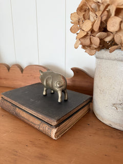 Small Brass Pig