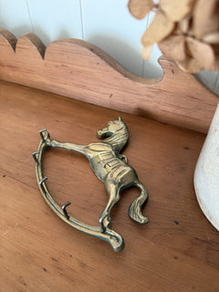 Brass Rocking Horse Hooks