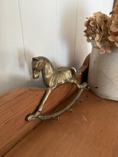 Brass Rocking Horse Hooks