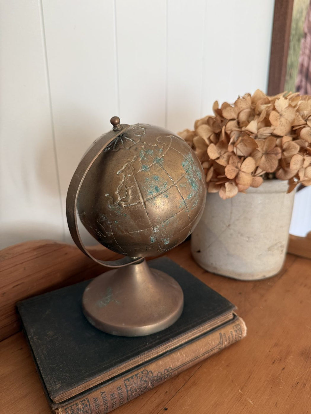 Brass World Globe