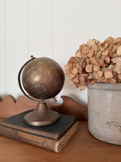 Brass World Globe